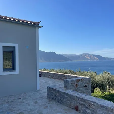 Contemporary With Pool And Sea View Poulithra