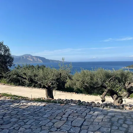 Contemporary With Pool And Sea View Villa Poulithra