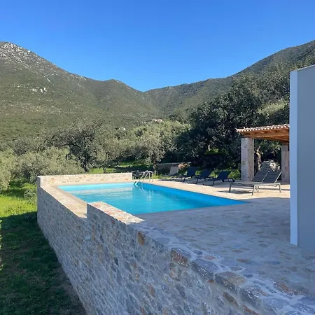 Contemporary With Pool And Sea View Villa Poulithra